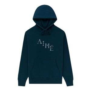 Aime Leon Dore Needlepoint Hoodie Moonlight Ocean Size M Mens Hoodie Sweatshirt